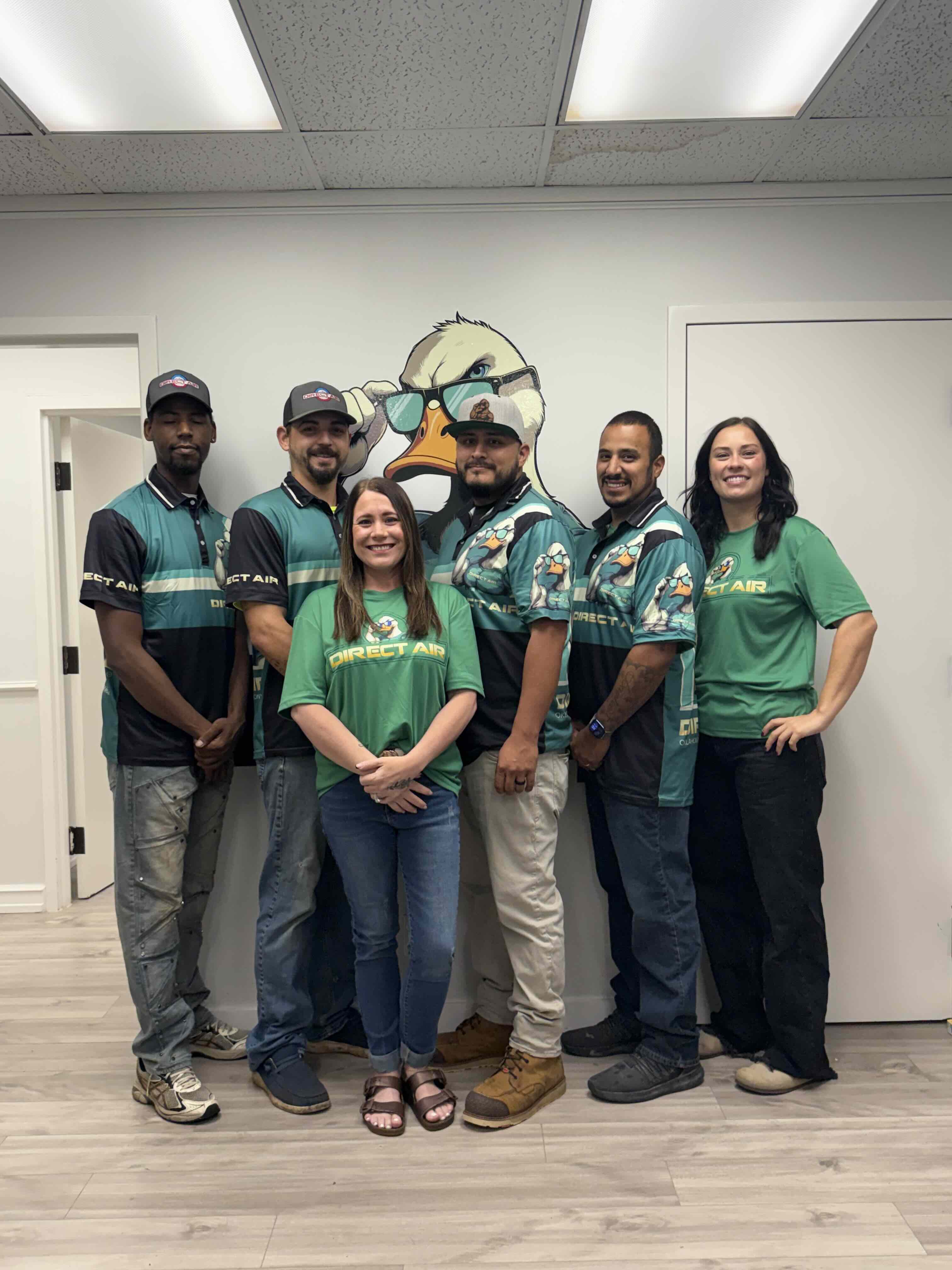 The Direct Air team in their Oklahoma City office