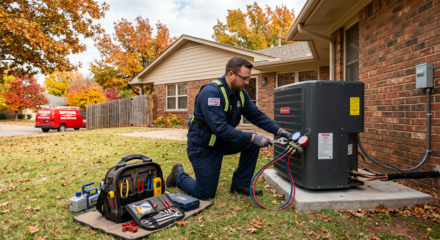 HVAC project in Moore, OK photo 1
