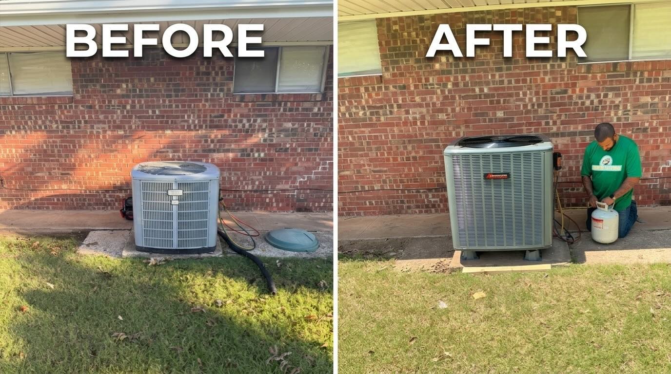 Direct Air ac installation in oklahoma city project