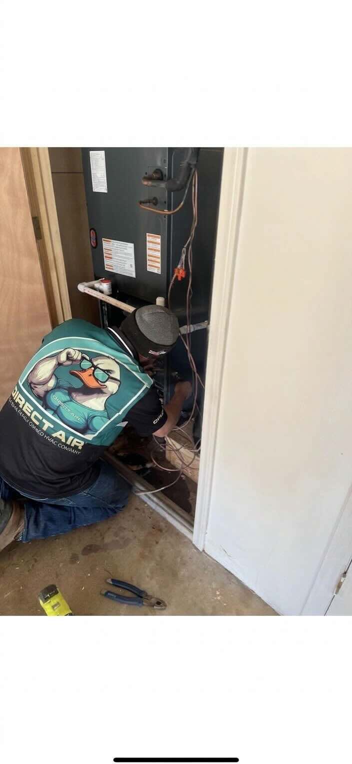 Direct Air furnace service in oklahoma city project