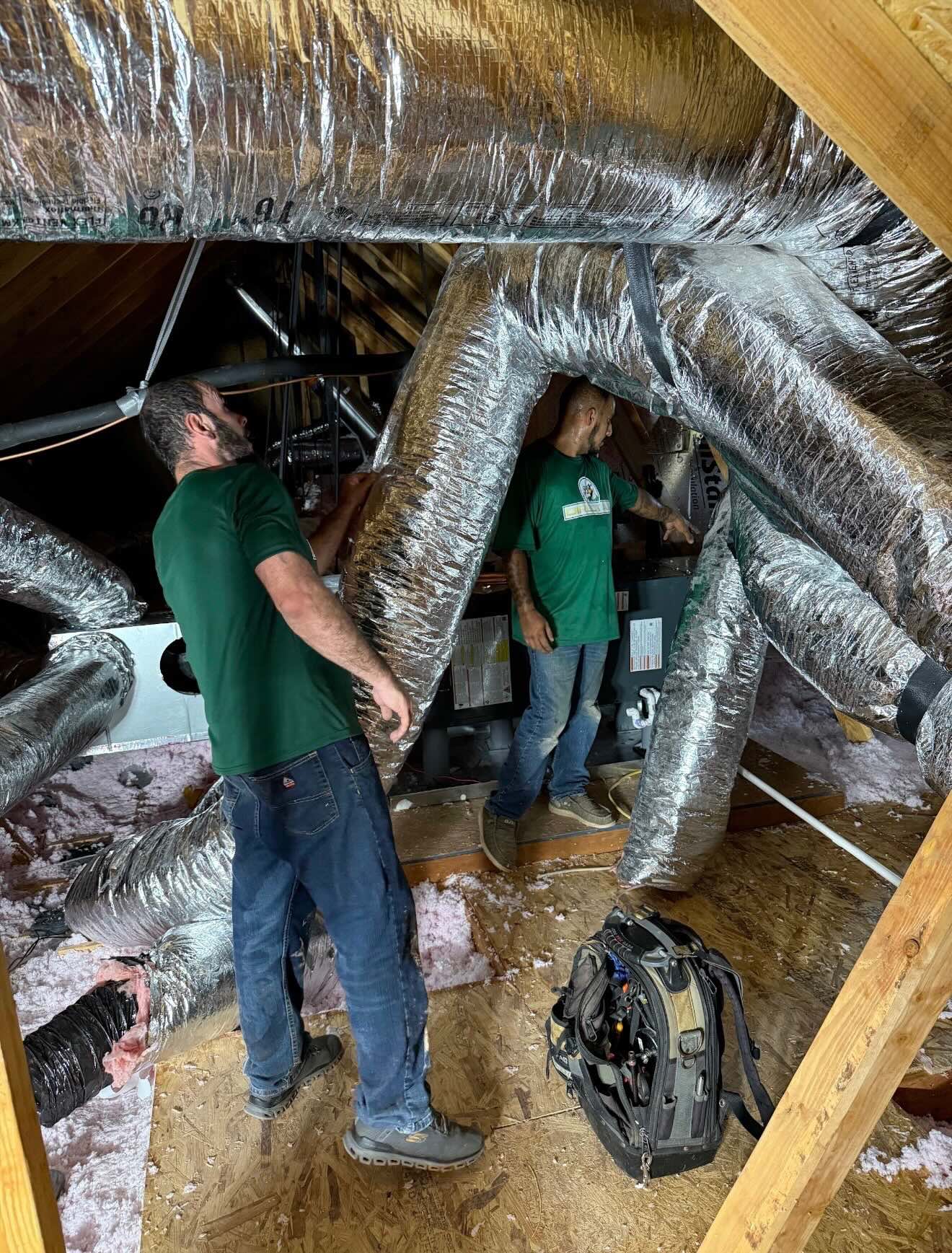 Direct Air heating replacement in oklahoma city project