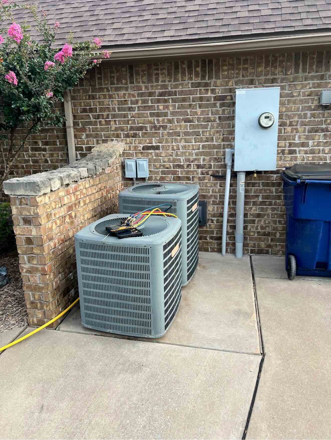 Direct Air heat pump repair in oklahoma city project