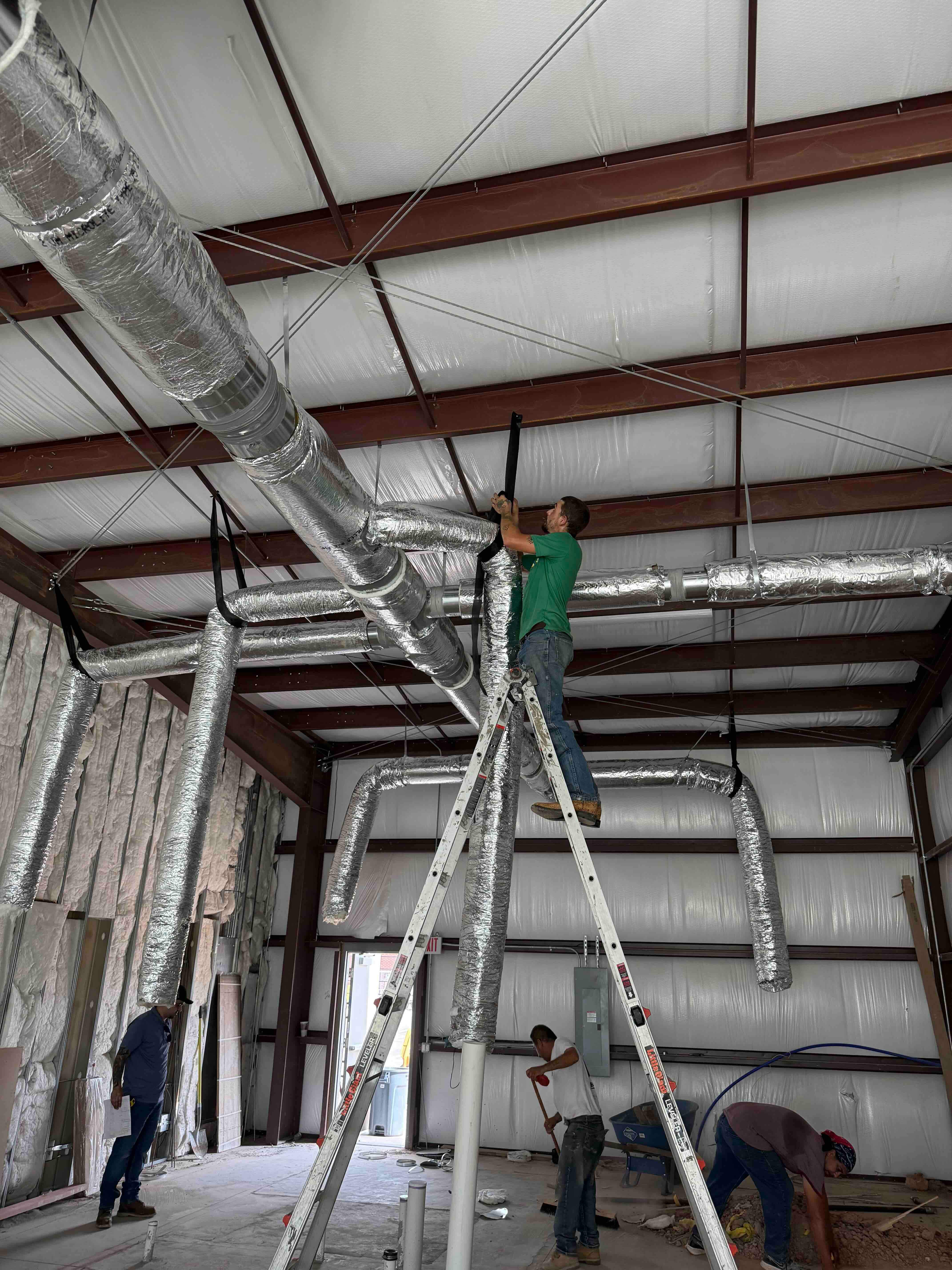 Furnace and heating system installation